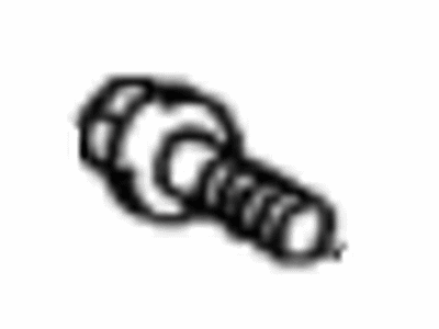 Toyota 90105-W0121 Bolt,  Hexagon(For Front Disc Brake Caliper)