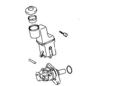 Toyota 47028-48040 Cylinder Sub-Assy,  Brake Master W/Plate