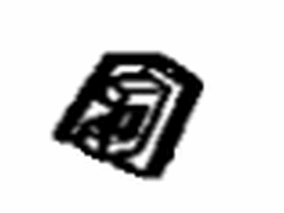 Toyota 72641-20020 Cover, Rear Seat Back Stop, Passenger Side