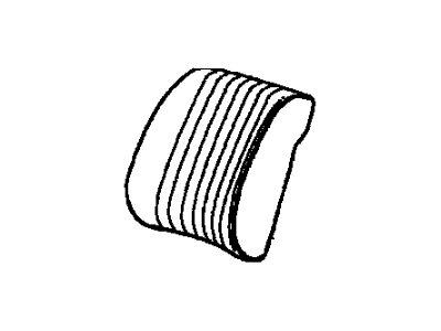 Toyota 71073-20390-01 Cover, Front Seat Back, Passenger Side(For Separate Type)