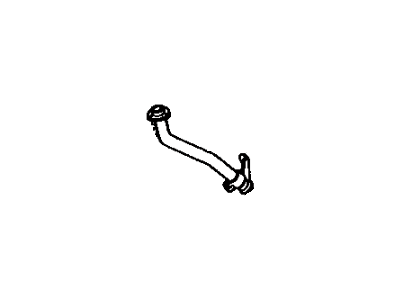 Toyota 17410-20010 Pipe Assembly, Exhaust, Front