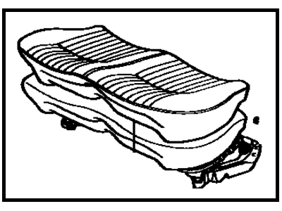 Toyota 71410-20480-06 Cushion Assembly, Front Seat(For Bench Type)