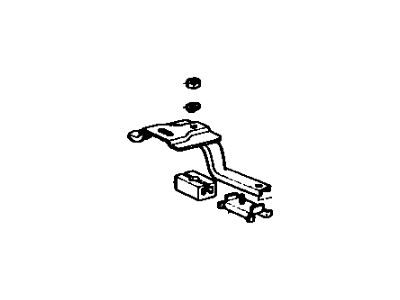 Toyota 17508-36021 Bracket, Exhaust Tail Pipe (For Rear)
