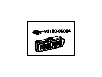 Toyota 55460-20042-05 Louver Assembly, Center Ventilator