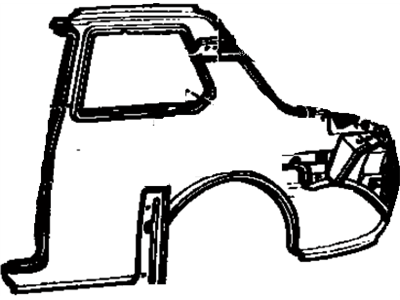 Toyota 61612-20240 Panel, Quarter, Driver Side