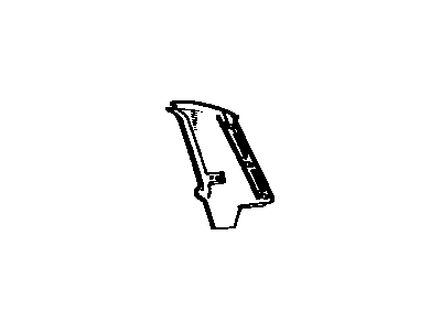 Toyota 62519-20051-03 Cover Assembly, Back Window Side Garnish, Passenger Side