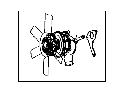 Toyota 16100-39135 Pump Assembly, Engine Water