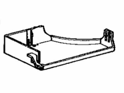 Toyota 55308-20080 Tray Sub-Assembly, Instrument Panel Under