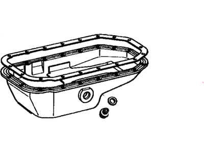 Toyota 12101-39095 Pan Sub-Assembly, Oil