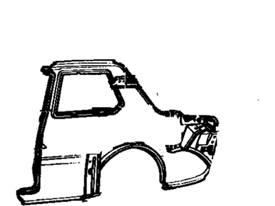 Toyota 61611-20240 Panel, Quarter, Passenger Side