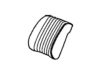 Toyota 71074-20200-01 Cover, Front Seat Back, Driver Side(For Separate Type)