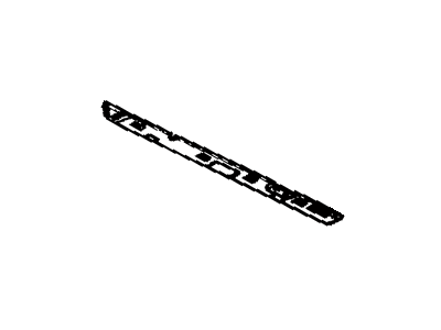 Toyota 61231-21010 Rail Sub-Assembly, Roof Side, Inner Passenger Side
