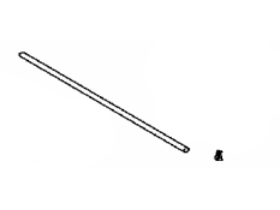 Toyota 64927-04010 Weatherstrip,  Tonneau Cover Tail Gate