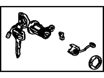 Toyota Cressida Door Lock Cylinder - 69051-23062
