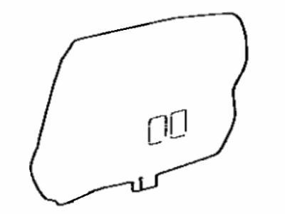 Toyota 67832-22020 Cover, Front Door Service Hole, Driver Side