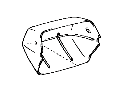 Toyota 81977-22010-13 Cover,  Center Stop Lamp