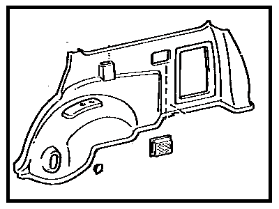Toyota 64740-23081-04 Trim Panel
