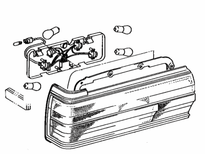 Toyota 81560-80257 Lamp Assy,  Rear Combination,  LH