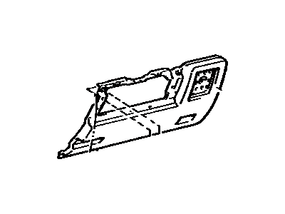 Toyota Cressida Glove Box - 55402-22030-13