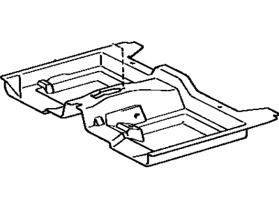 Toyota 58540-22441-02 Carpet Assy,  Floor,  Rear