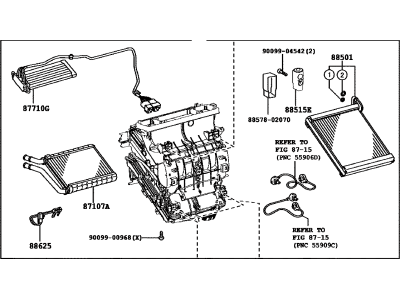 Toyota 87050-42391 Radiator Assy,  Air Conditioner