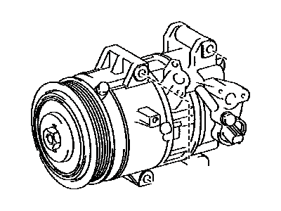 Toyota 88310-02851 Compressor Assy,  W/Pulley