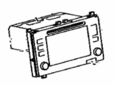 Toyota 86804-02101 Cover Sub-Assembly, Navigation Computer