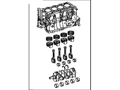 Toyota 11400-0T270 Short Block