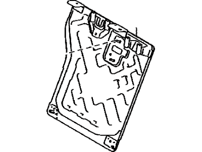 Toyota 71017-02590 Frame Sub-Assembly, Rear Seat Back, Passenger Side