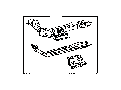 Toyota 57108-02904 Reinforce Sub-Assembly, Front Bumper Mounting, Driver Side