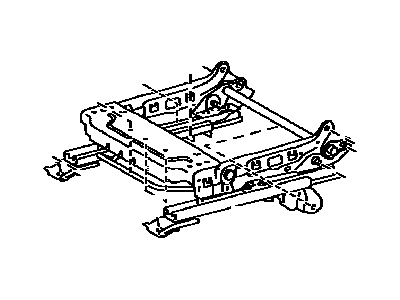 Toyota 72011-02230 Adjuster Sub-Assy,  Front Seat,  RH
