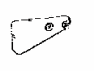 Toyota 67928-02060 Cushion,  Rear Door Stiffener,  LH