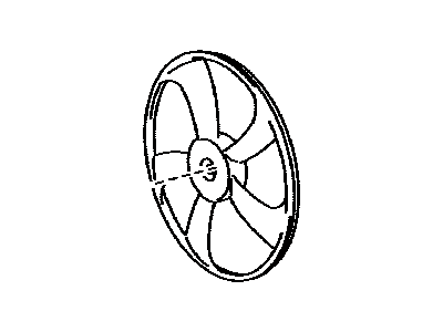Toyota 16361-0T040 Fan
