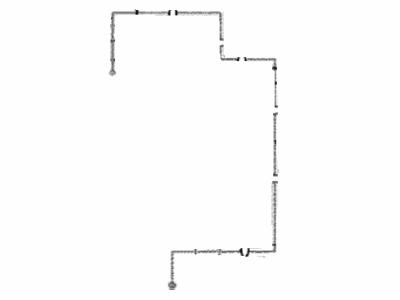 Toyota 47313-02A10 Tube,  Front Brake,  NO.3