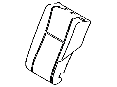 Toyota 71652-02450 Pad, Rear Seat Back, Driver Side(For Separate Type)