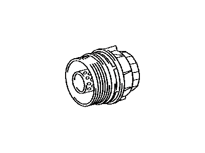 Toyota 15620-37010 Cap Assy,  Oil Filter