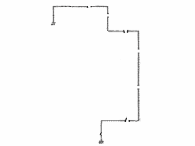 Toyota 47312-02680 Tube,  Front Brake,  NO.2