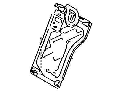 Toyota 71018-02340 Frame Sub-Assembly, Rear Seat Back, Driver Side