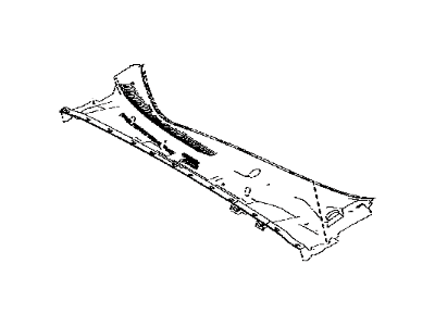 Toyota 55708-02710 Louver Sub-Assy,  Cowl Top Ventilator