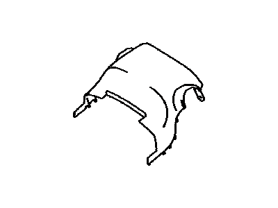 Toyota 45286-02420-C0 Cover,  Steering Column,  Upper