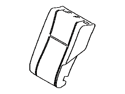 Toyota 71652-48080 Pad,  Rear Seat Back,  LH(For Separate Type)