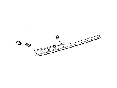 Toyota 55011-02030-B0 Garnish Sub-Assy,  Instrument Panel,  No.1