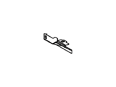 Toyota 47393-12030 Insulator,  Brake Tube Heat