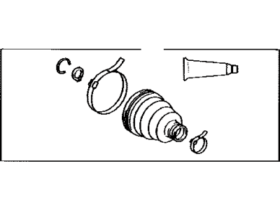 Scion 04437-52190 Boot Kit,  Front Drive Shaft Inboard Joint,  LH
