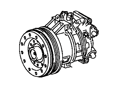 Toyota 88310-52570 Compressor Assembly, W/Pulley
