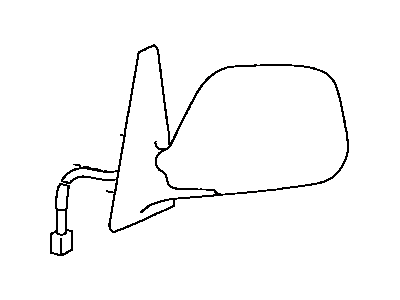 Toyota Tercel Car Mirror - 87940-16170