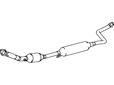 Toyota Celica Catalytic Converter - 17410-74100
