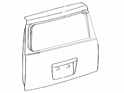 Toyota 67005-52670 Panel Sub-Assembly, Back Door