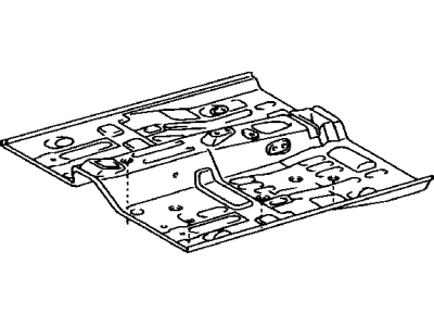 Toyota 58111-52908 Pan, Front Floor, Driver Side