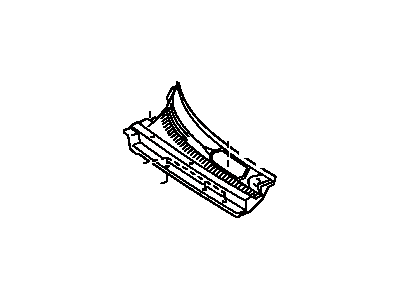 Scion 55708-12390 Louver,  Cowl Top Ventilator,  RH